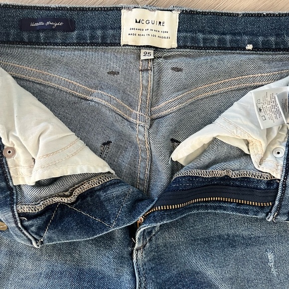 McGuire Valletta Straight Denim Jeans- size 25 - Picture 2 of 6